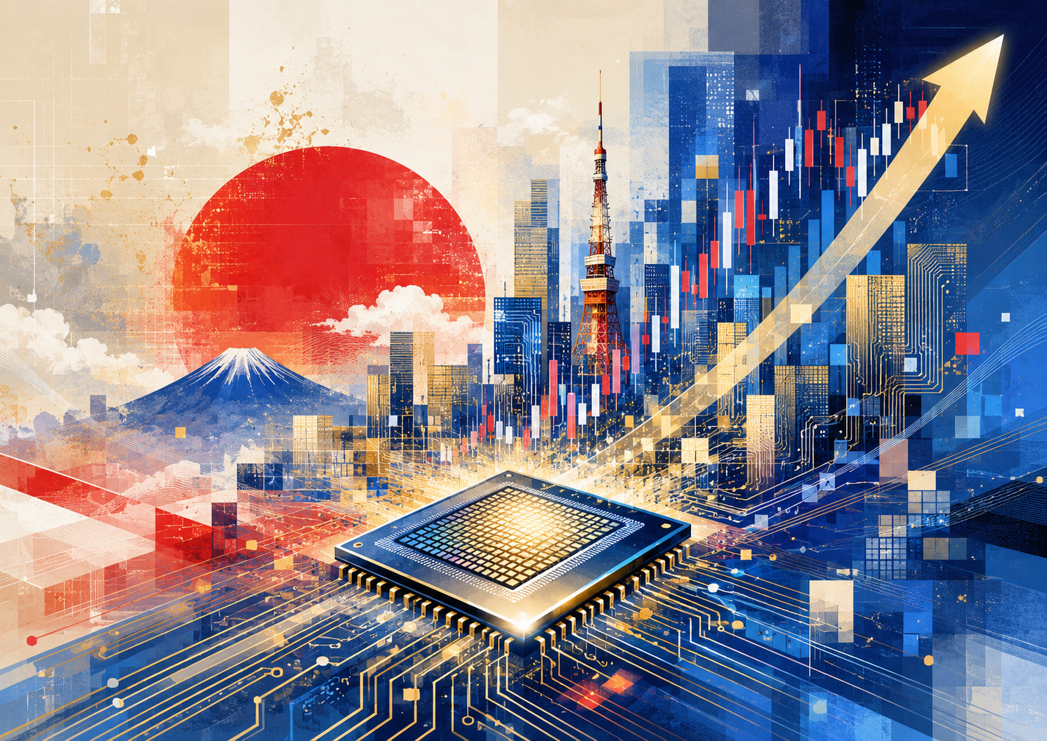 日本の半導体ラリー、国家経済の物語へ