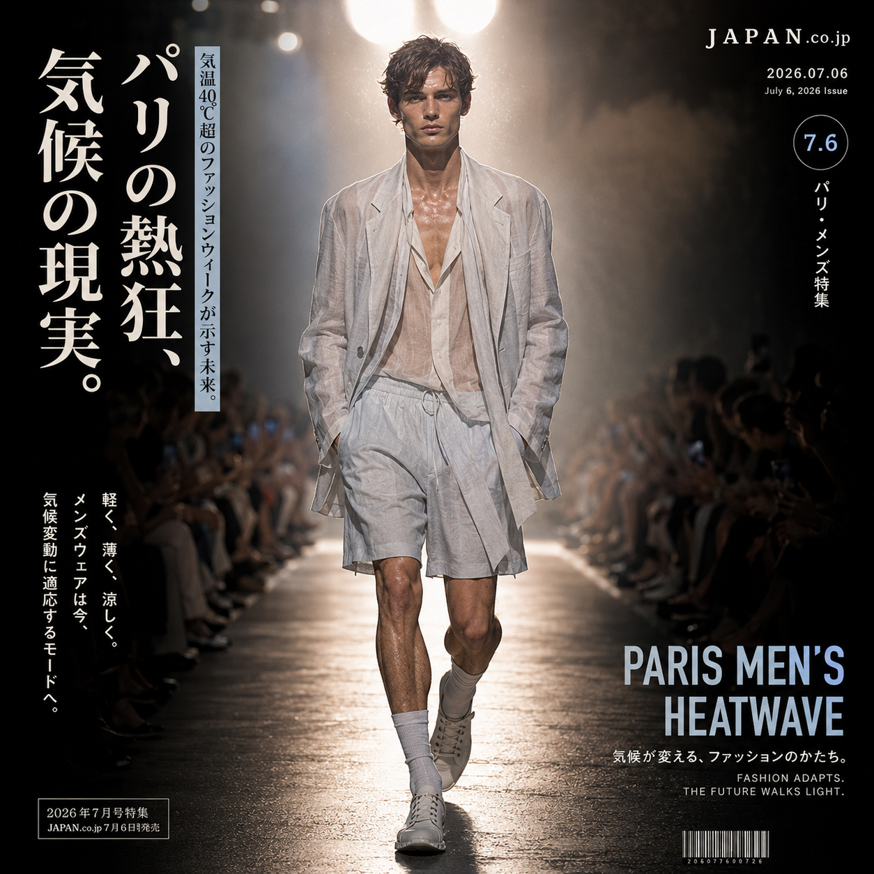 Paris Menswear Heatwave:気候がファッションウィークを変える