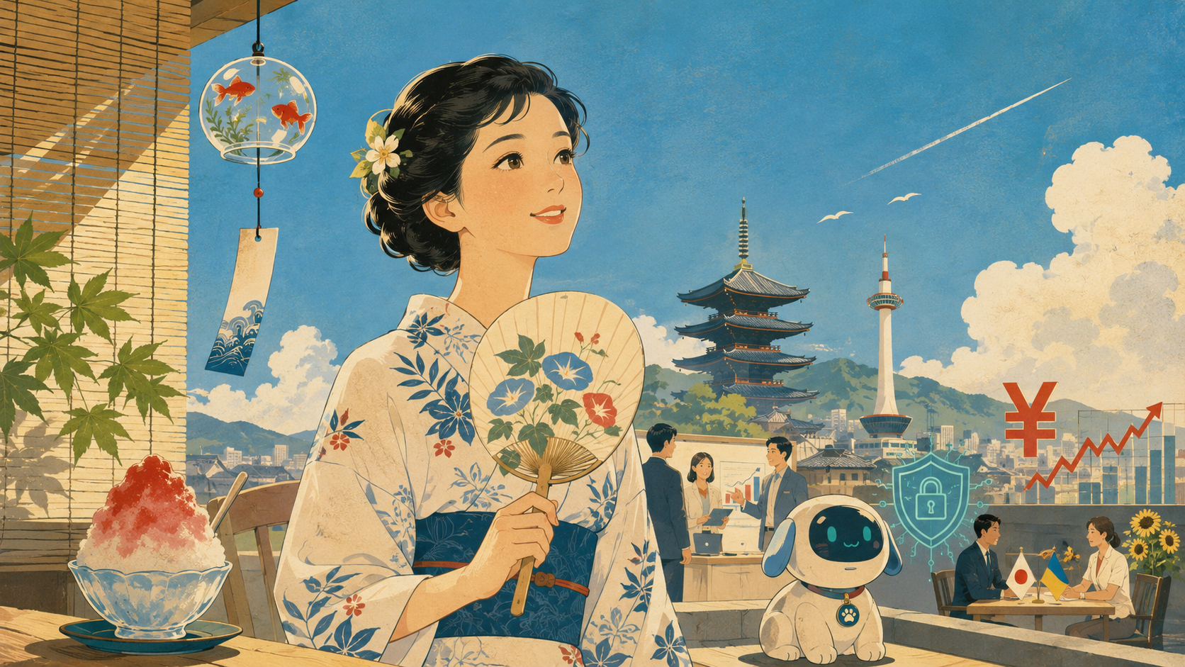 昭和モダン夏ポスターで読むJapan.co.jp 7月3日版