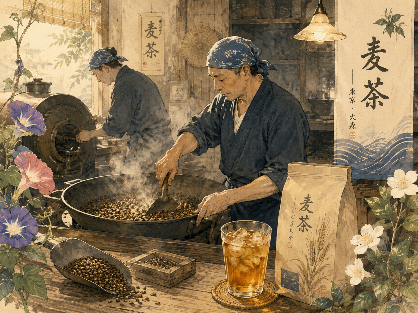東京に麦茶メーカーは二つだけ:夏を焙じる小さな工場を訪ねて