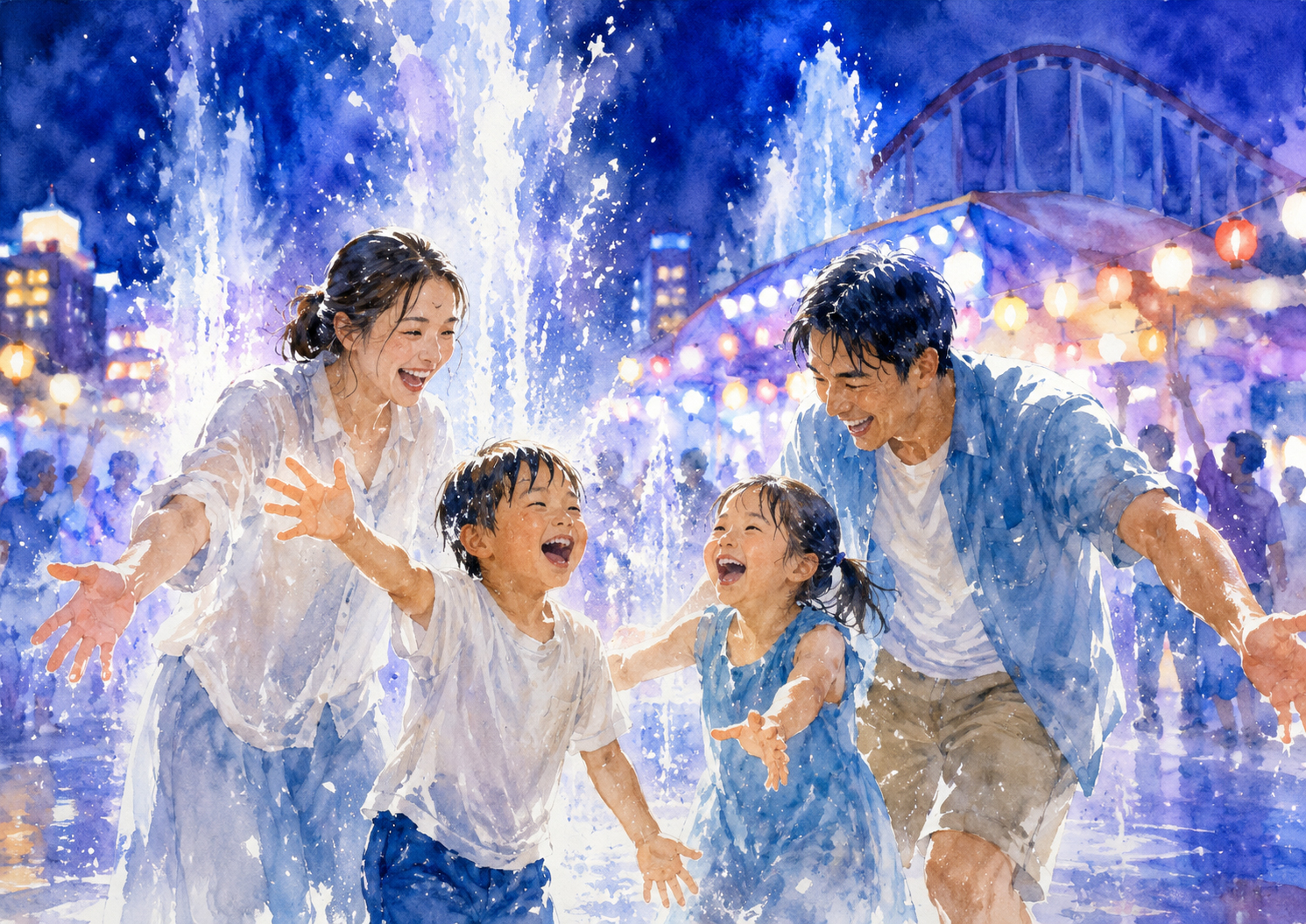 USJ、暑さをネオンの夜祭へ変える